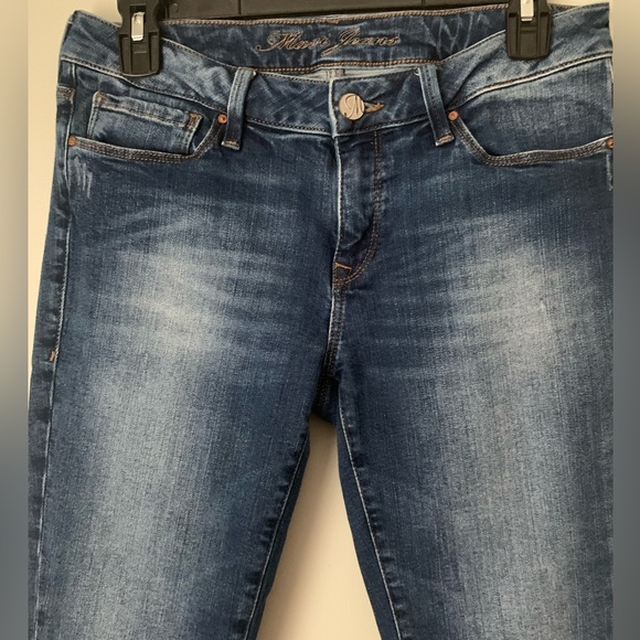 MAVI womens boyfriend cut off skinny ankle jeans size stretch dark wash 30x26 - Picture 7 of 15